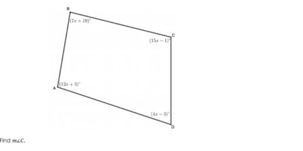 Find the measure of angle C.-example-1