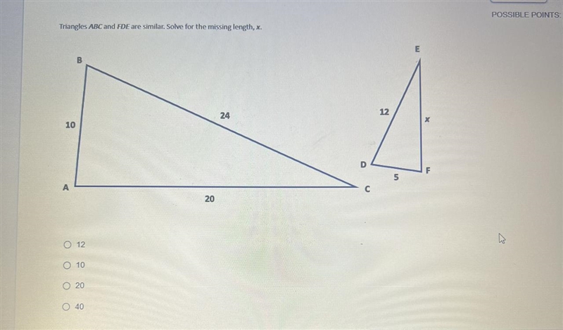 Solve for the missing length-example-1