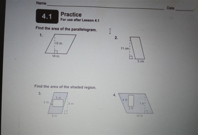 Find the area of the parallelogram. ​-example-1