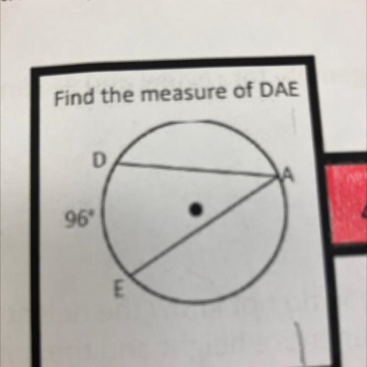 Find the measure of DAE -need the work shown please-example-1