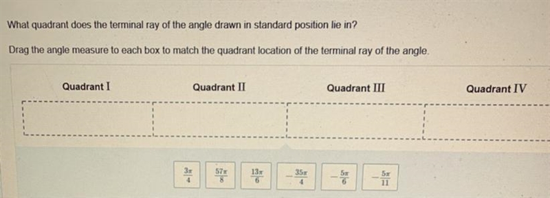 I need help with this practice problem It’s asks to Drag the angle measure to each-example-1