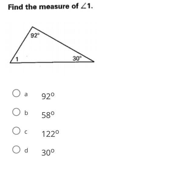 Find the measure of angle 1-example-1