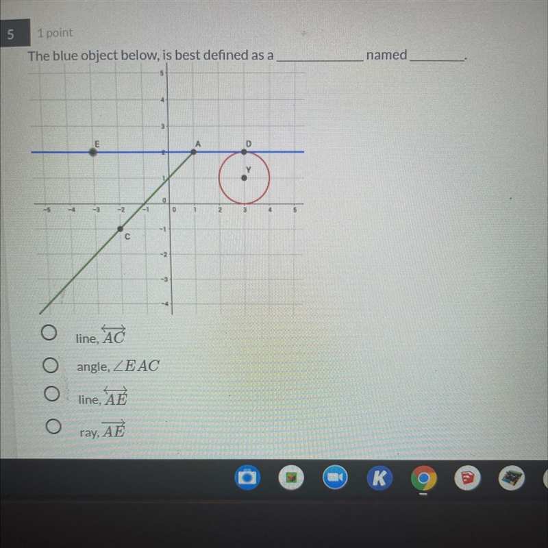 The blue object below, is best defined as a named-example-1