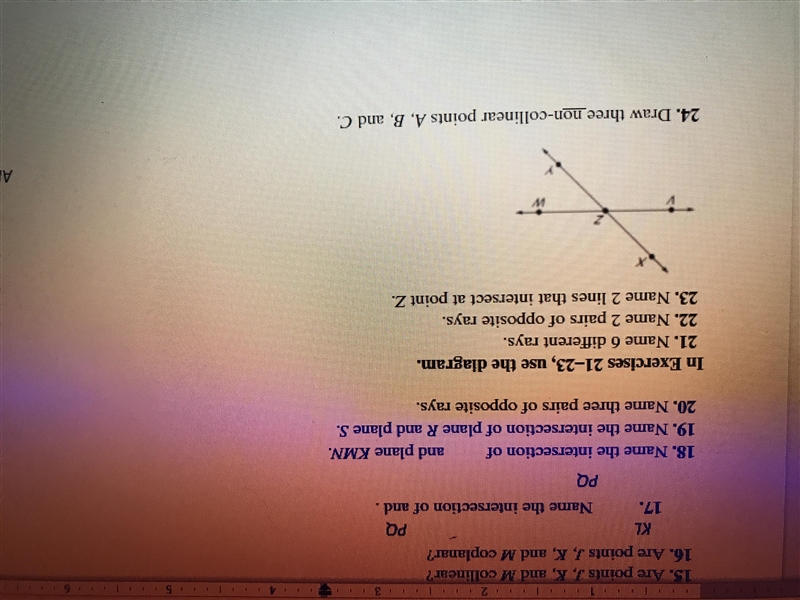 Basic Definitions in exercises 1-8, use the diagram. Don’t just give answers please-example-4