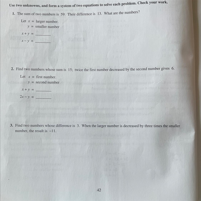 I need help on number one please! Points!!!-example-1