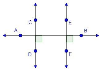 What is all of this Identify ALL sets of parallel and perpendicular lines in this-example-1