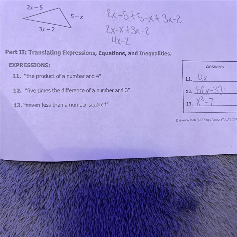 Are the ones with answers correct? I just want to make sure I’m right-example-1