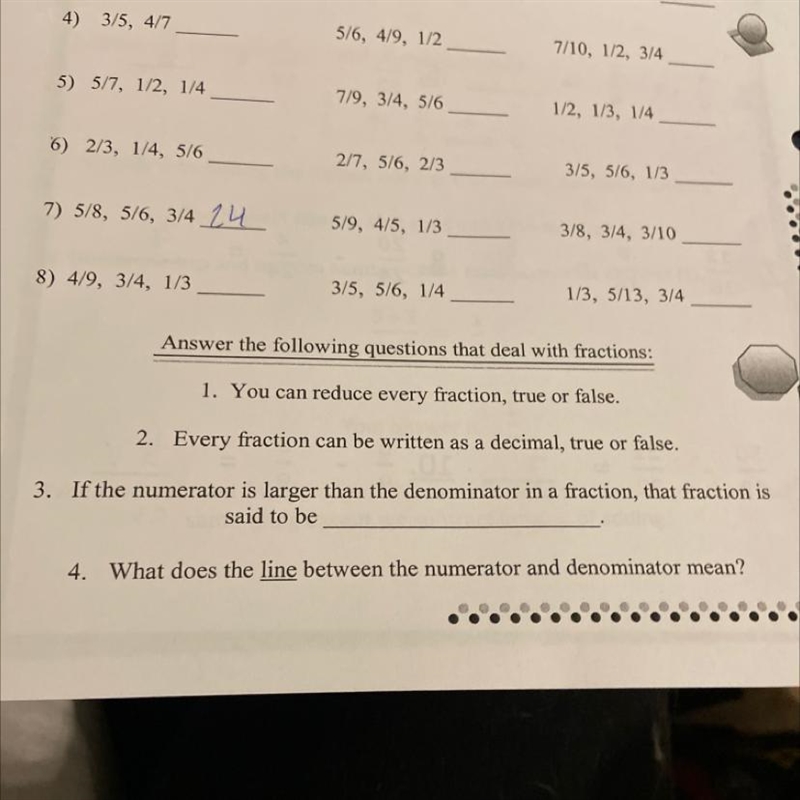 If the numerator is larger than the denominator in a fraction, that fraction is said-example-1