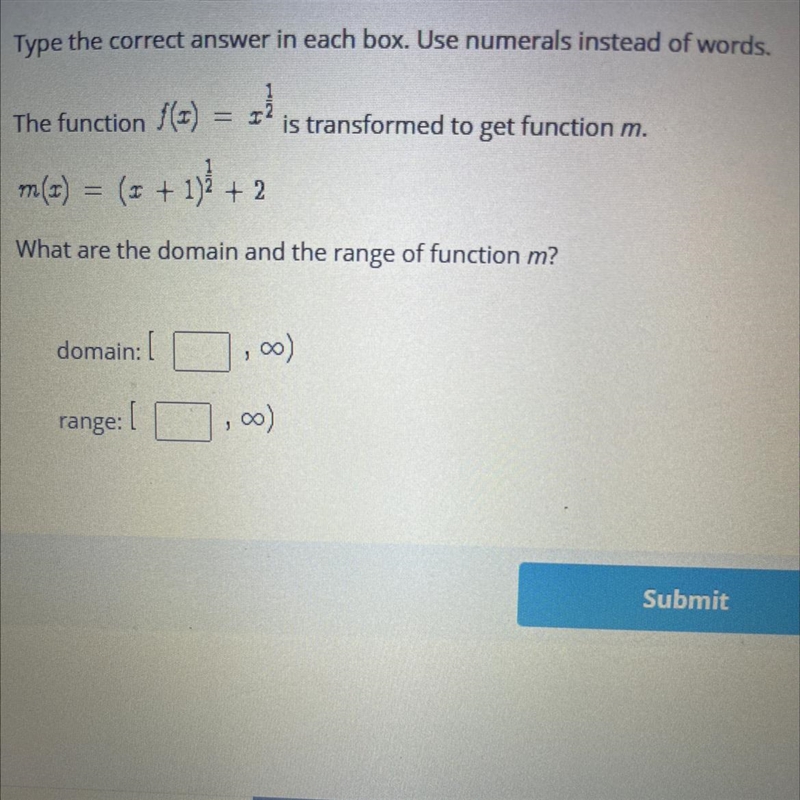 PLEASE HELP!!!!!!! Type the correct answer in each box. Use numerals instead of words-example-1