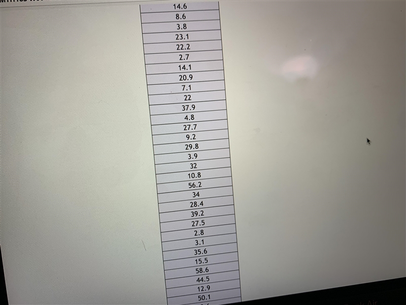 Data collected on the time it takes in seconds for 83 randomly selected passages of-example-3