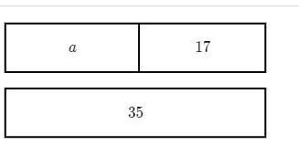 The tape diagram represents an equation. Write an equation to represent the tape diagram-example-1