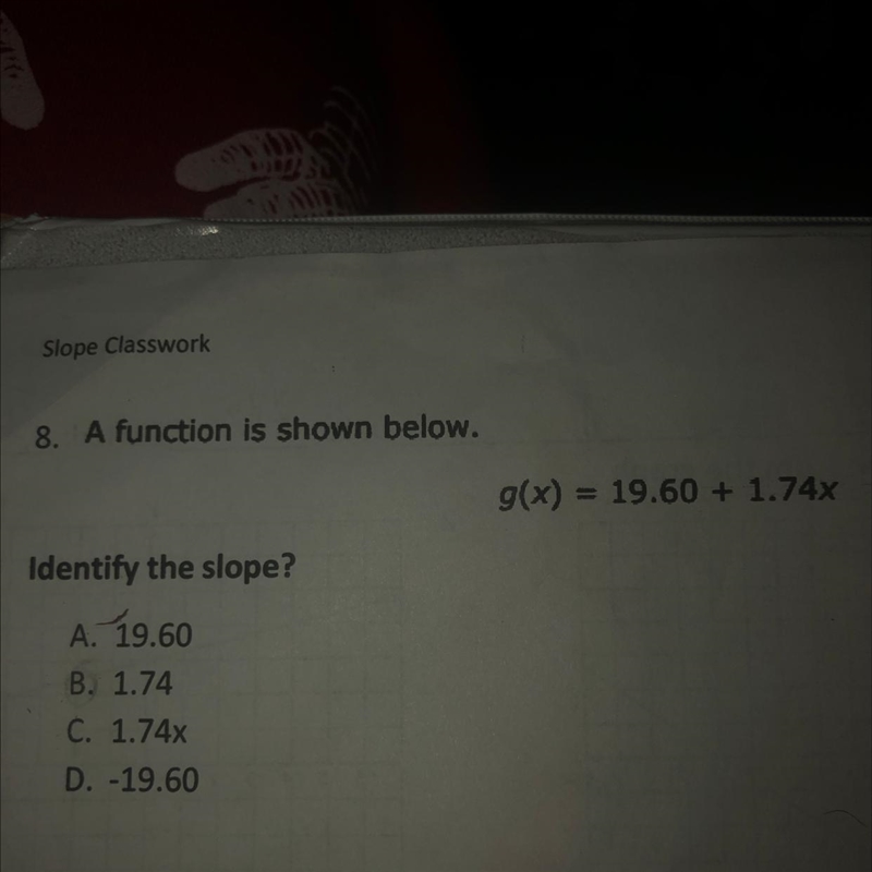 Please help it’s identifying slope and I don’t have my notes to do this-example-1