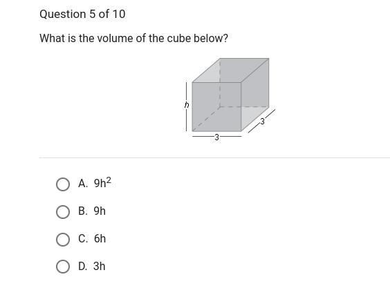 What is the volume of the cube below?-example-1