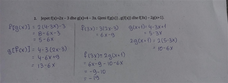 Can someone check if this is right or did I solve it wrong? The function y = f (x-example-1