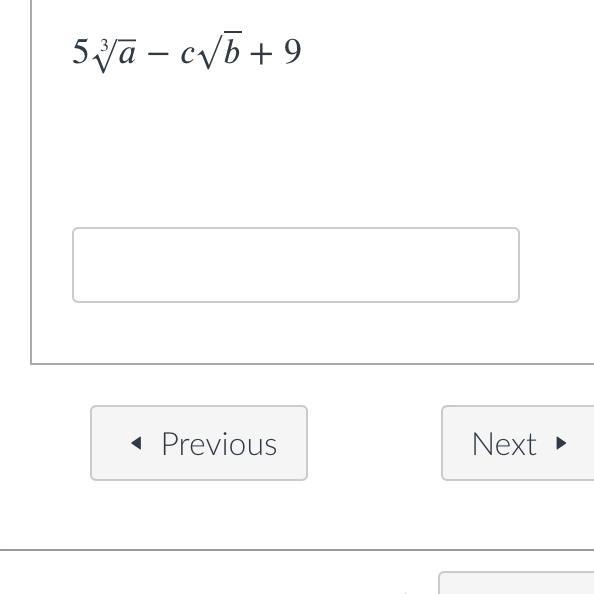 What is the value of the expression below when a 8, b = 16, and c = -4 ?-example-1