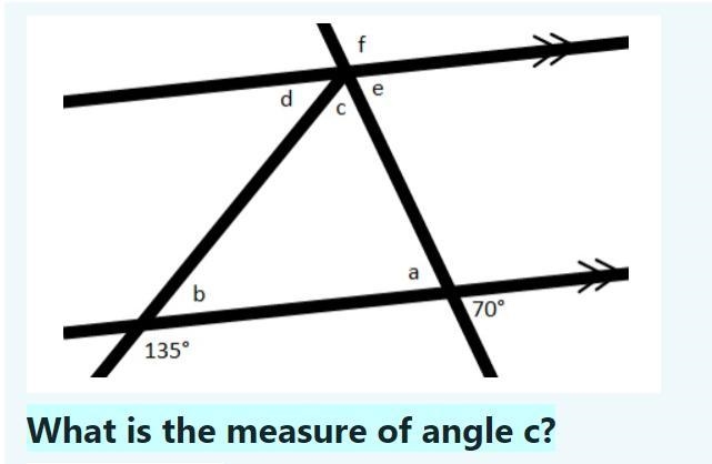 What is the measure of angle c?-example-1