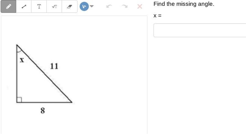 Pls help Find the missing angle-example-1