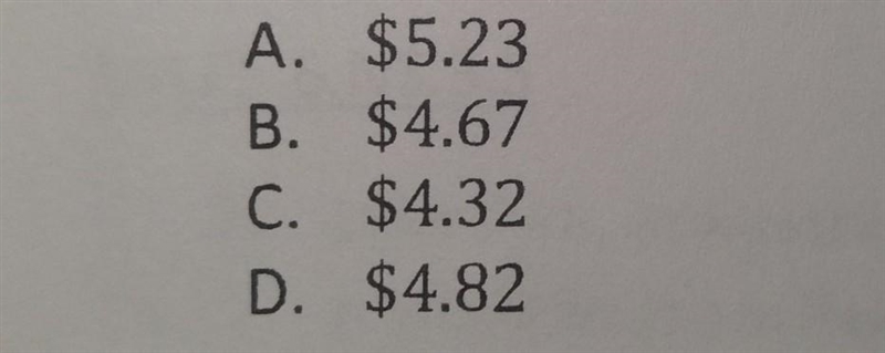 Kelsie purchased a 7.5-pound bag of seeds for her chickens that cost $32.00. What-example-1