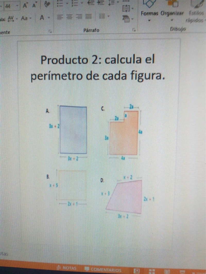 Calcula el perímetro de las figuras-example-1