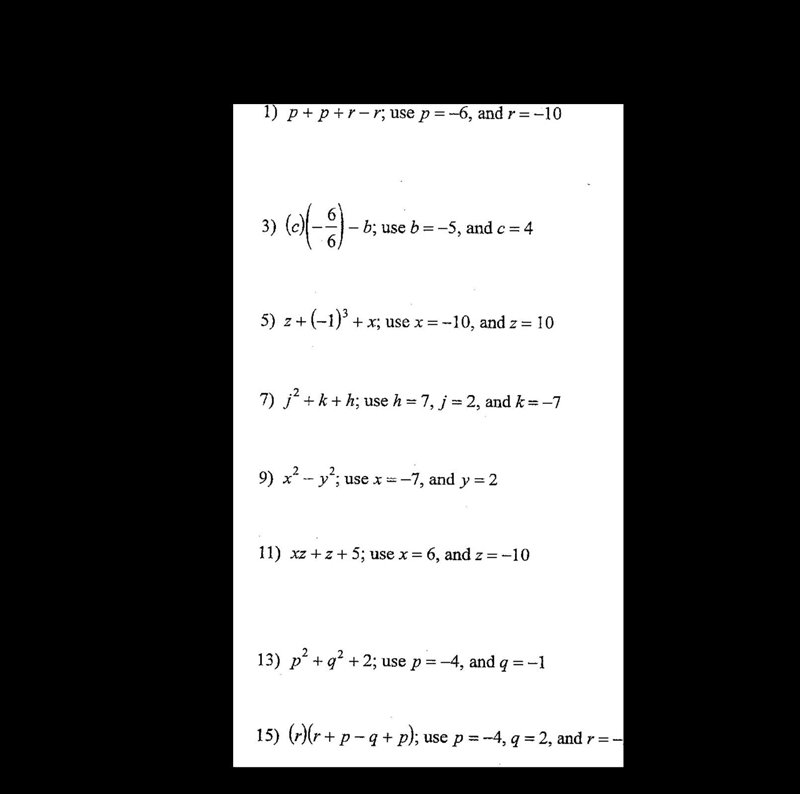 Can some one do these 8 problems for me please thank you!-example-1