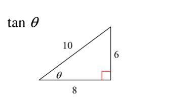 Use the given triangle to find the trig ratio.-example-1