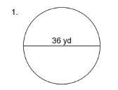 Find the circumference of the circle and show work-example-1