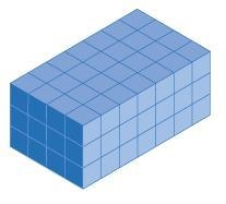 Each cube in this figure measures 1 centimeter on each side. What is the volume of-example-1