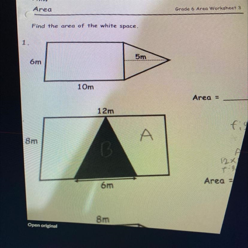 6th grade math, some one help please. Thank you-example-1