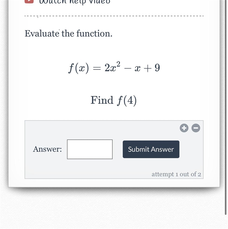 Evaluate the function-example-1