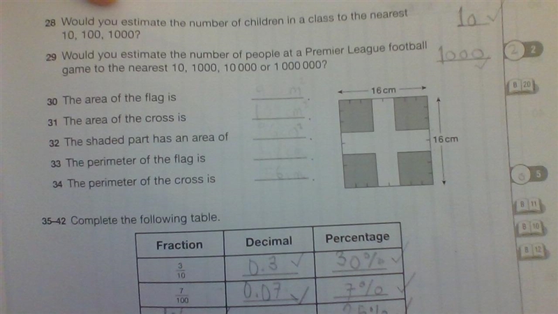 Please awnser this, I have 5 minutes, find the area of the flag and the area of the-example-1