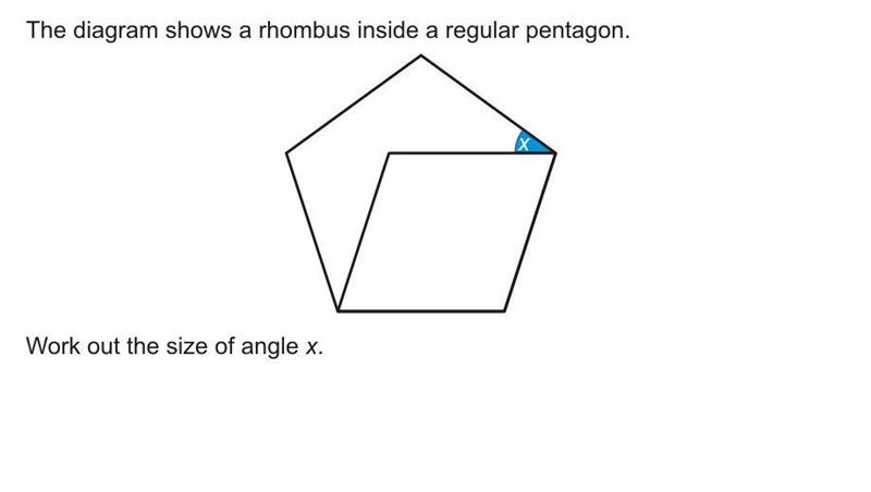 Help i dont know how to work out the angle-example-1