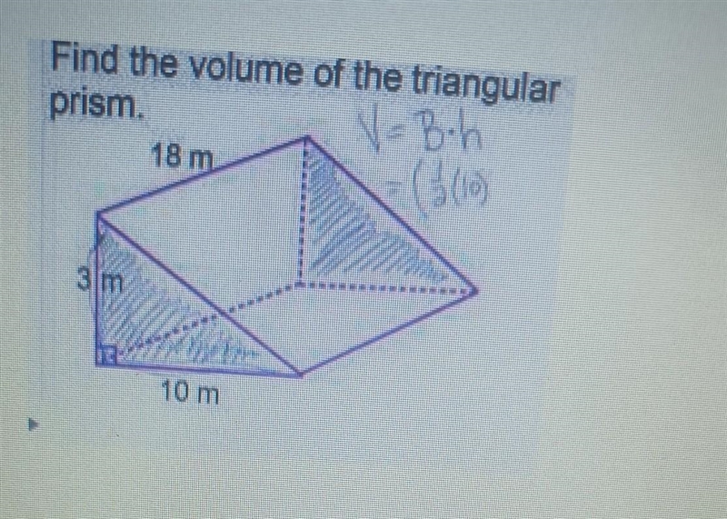 Find the volume of the triangular prism ​-example-1