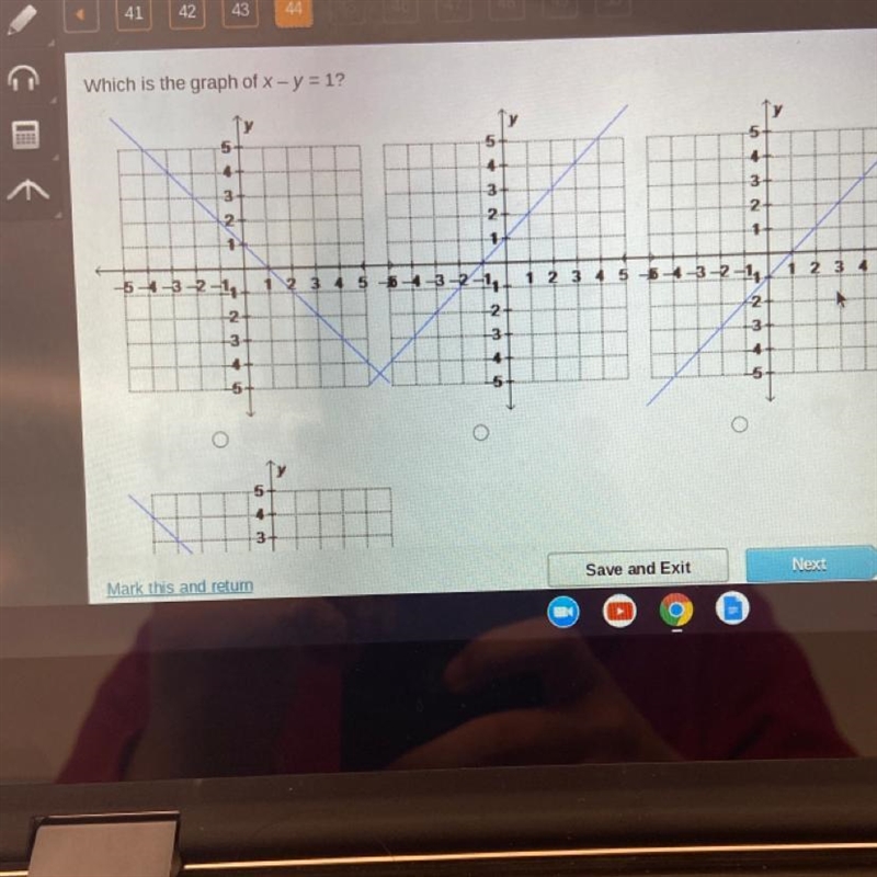 Which is the graph of x-y=1?-example-1