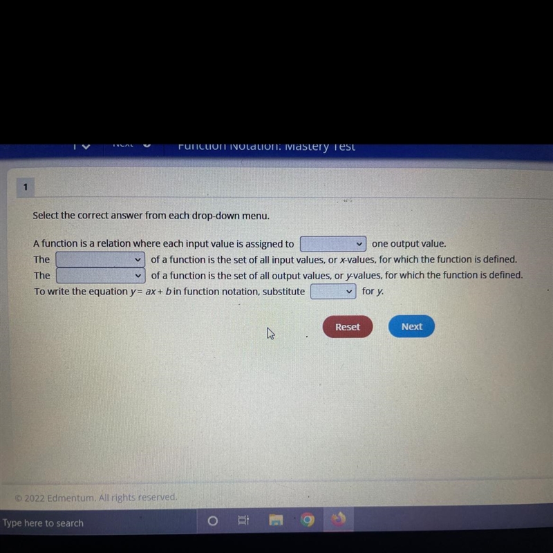 The first drop box option are exactly, at least, less thanDrop box 2 option are interval-example-1