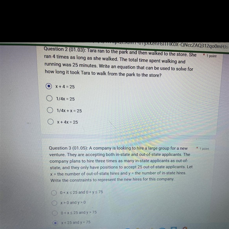 Please help me ASAP!!! Answer both questions for example: 1= C and 2= A-example-1