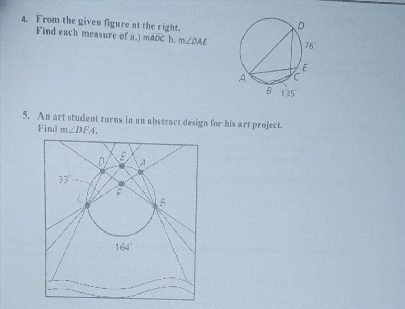 Can someone help me here NONSENSE=REPORT topic: Inscribed Angles and Intercepted Arc-example-1