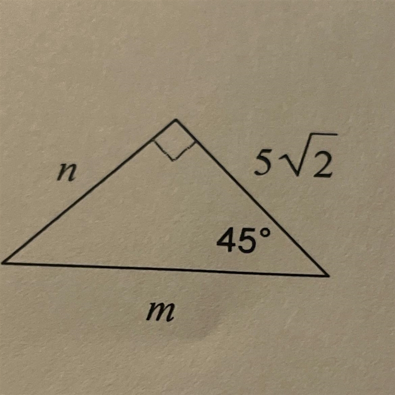 Solve for m and n I been stuck on this question for an hour-example-1