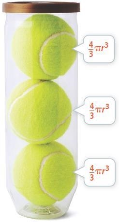 Write an expression in factored form to represent the volume in the canister not occupied-example-1