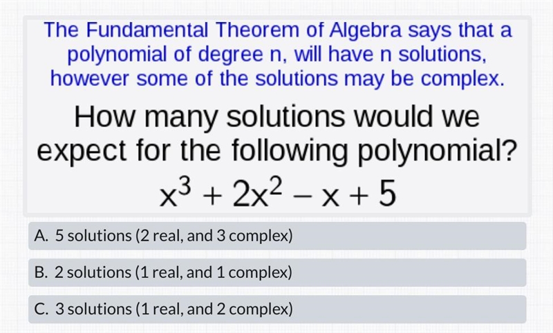 Pls pls help meee i dont understand the fundamental theorem of algebra-example-1