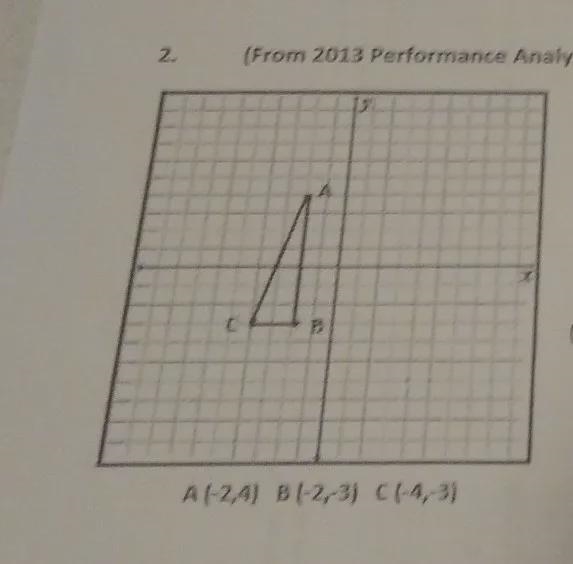 Part a) Identify the coordinates of the image of triangle ABC after a dilation about-example-1