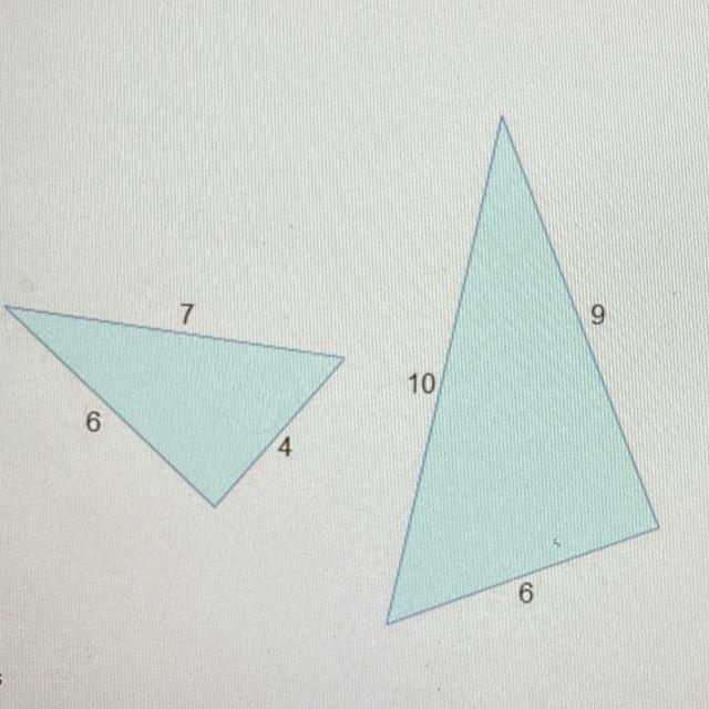 Are these triangles similar-example-1