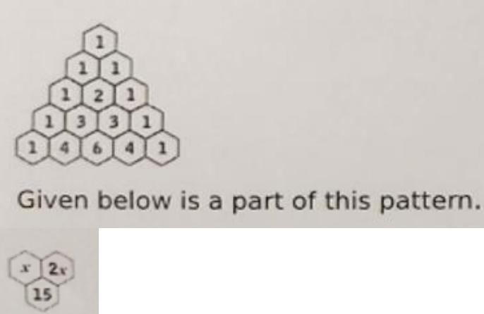 3) See this number pattern carefully. Every row of numbers has a certain relation-example-1