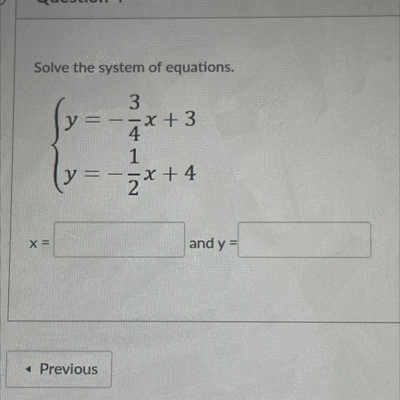 Solve the System of Equations-example-1