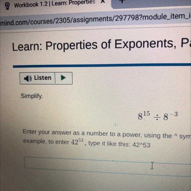 Simplify. 8^15 : 8^-3 asap please-example-1