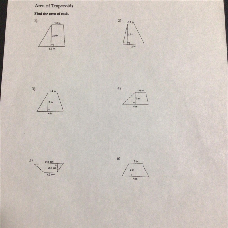 Find the area of each.-example-1