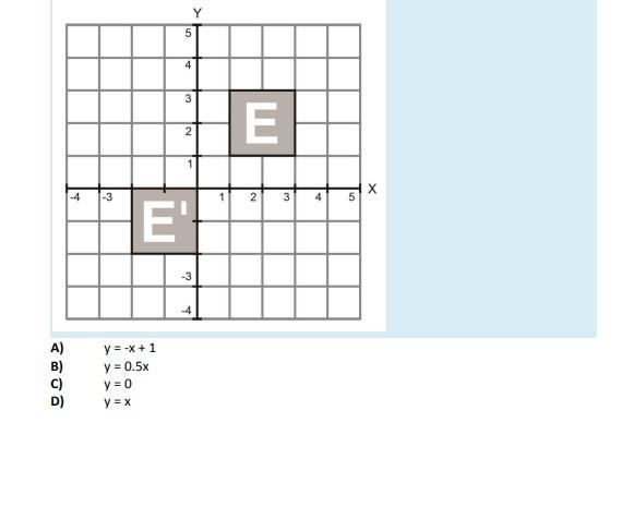 100 points. In a coordinate plane a figure can be reflected by a line other than the-example-1