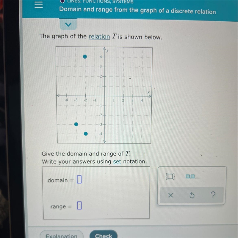 Please help asap What is the domain and range of T-example-1