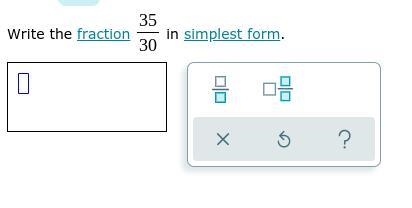 35 of of 30 in simplest form-example-1