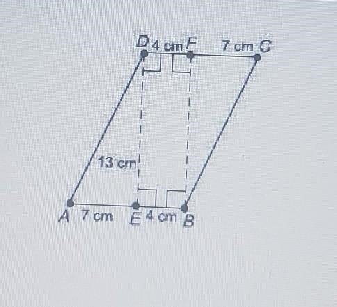 What is the area of the parallelogram?​-example-1