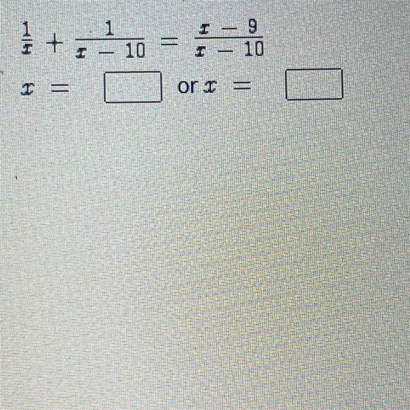 solve the equation, and enter the solutions from least to greatest. If there is only-example-1